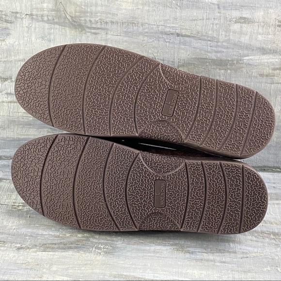 Men’s Moccasin Slipper House Shoe Indoor Outdoor Foam Hard Sole Cozy Loafer - Picture 15 of 16